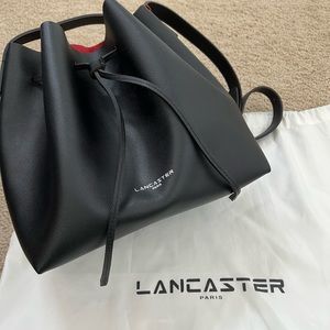 Lancaster Paris leather bucket bag